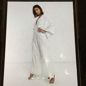 NWT ASOS Bridal Sequin Jumpsuit